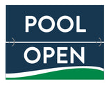 Pool Open/Closed Sign