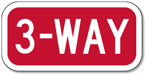 3 Way Sign