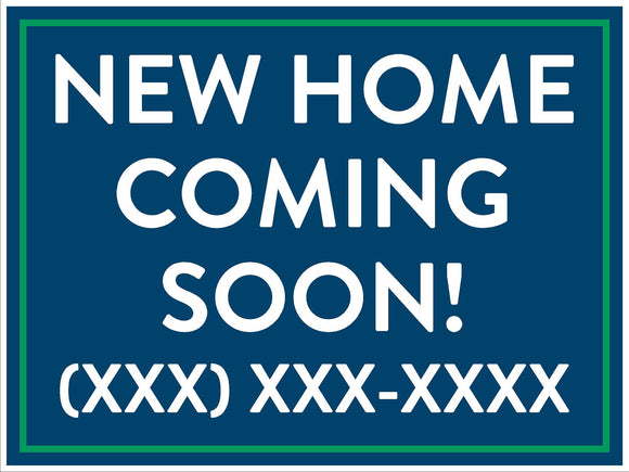 New Home Coming Soon